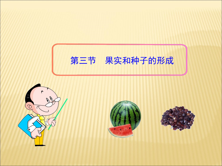 济南版八上第三节《果实和种子的形成》.ppt_第1页