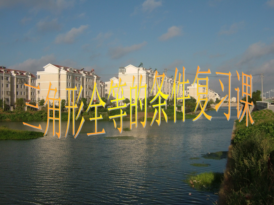 三角形全等的条件复习课.ppt_第1页