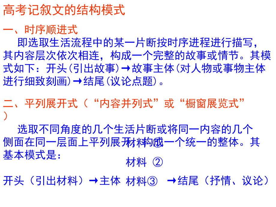 记叙文结构模式讲解.ppt_第1页