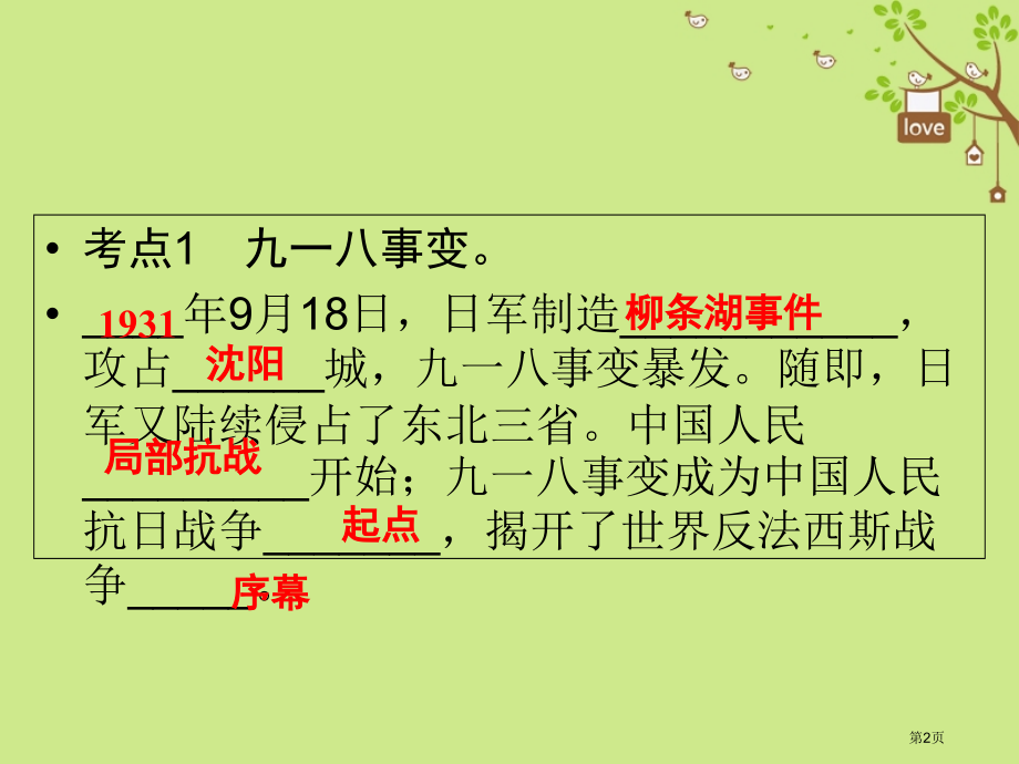 中考历史复习过关夯实基础考点晚诵模块2中国近代史中华民族的抗日战争省公开课一等奖百校联赛赛课微课获奖.pptx_第2页