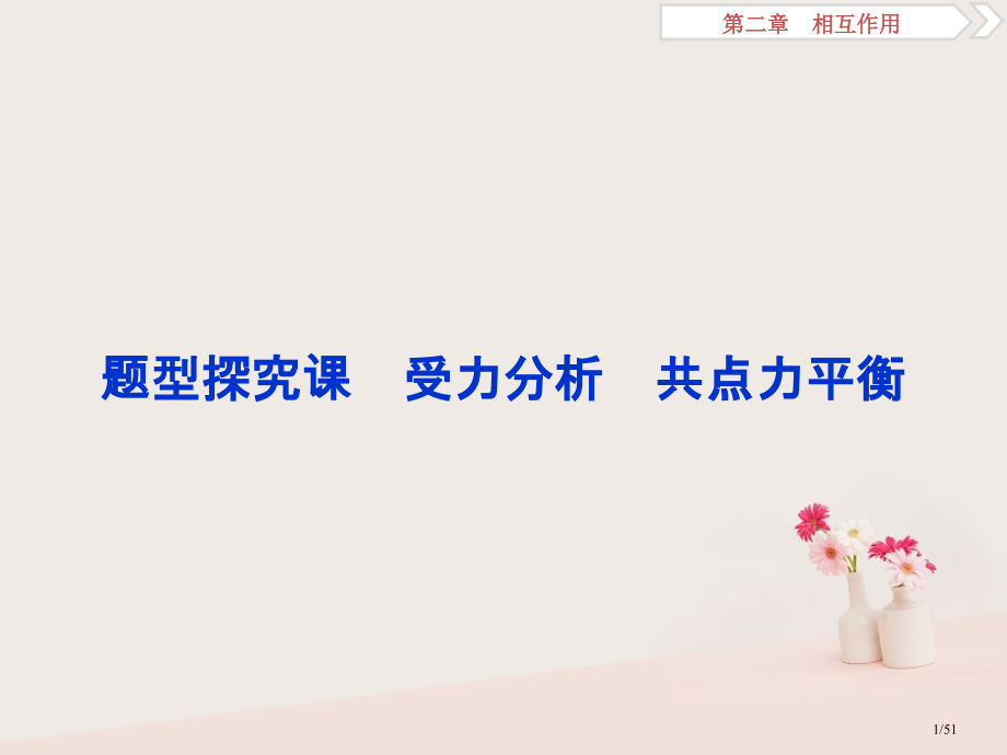 高考物理复习第2章相互作用7题型探究课受力分析共点力的平衡资料市赛课公开课一等奖省名师优质课获奖PP.pptx_第1页