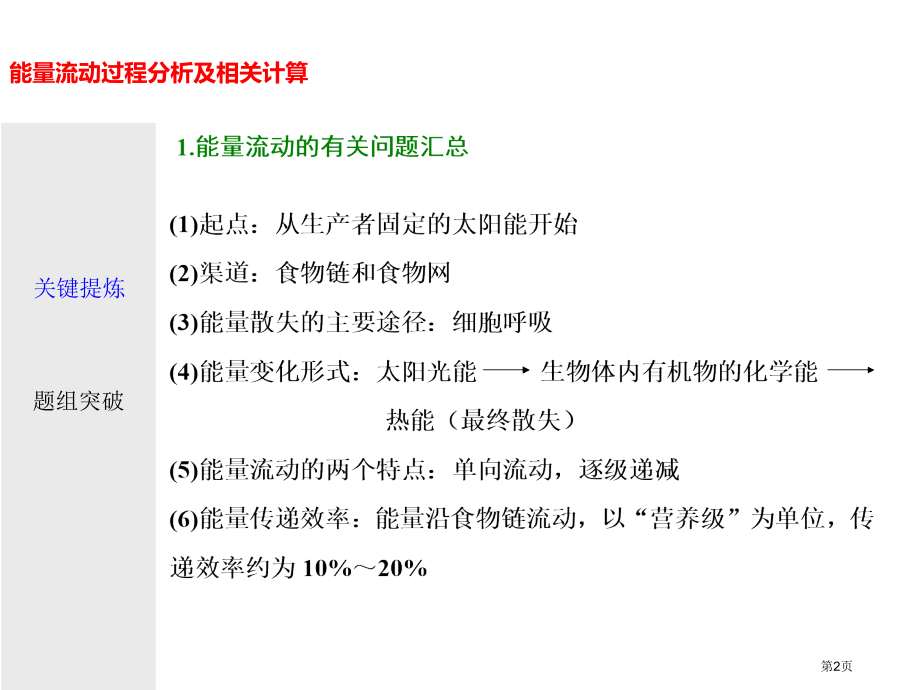 生态系统的能量流动二轮复习公开课省公开课一等奖全国示范课微课金奖PPT课件.pptx_第2页