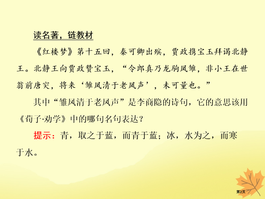 高考语文优化探究板块2专题3名篇名句默写市赛课公开课一等奖省名师优质课获奖PPT课件.pptx_第2页
