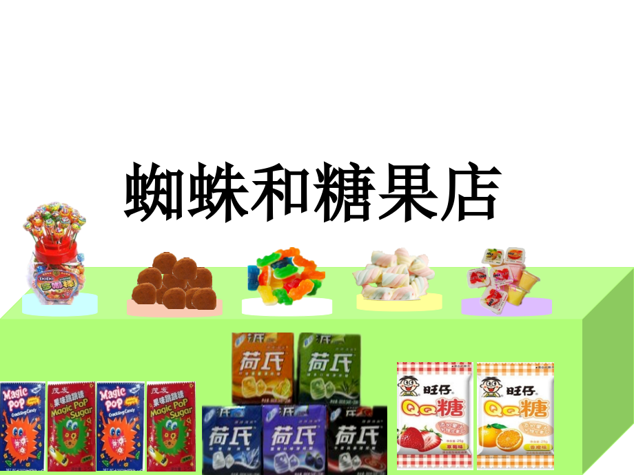 幼儿园大班数学绘本蜘蛛和糖果店.pptx_第1页