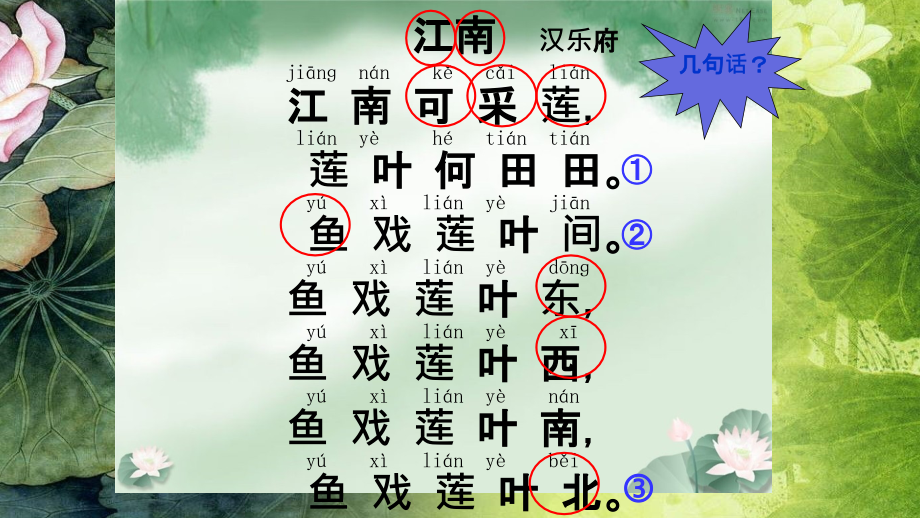 部编一年级语文上册课文《江南》.pptx_第2页