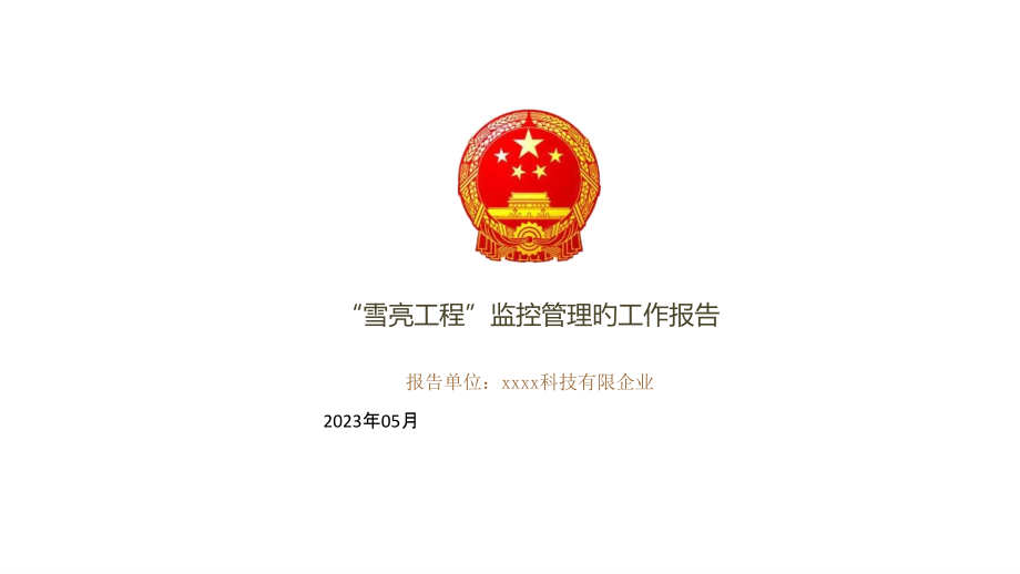 雪亮工程监控建设工作方案.pptx_第1页