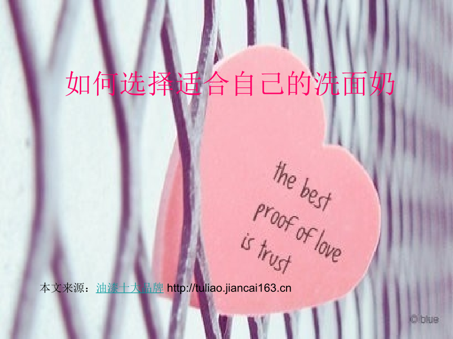 如何选择适合自己的洗面奶.ppt_第1页