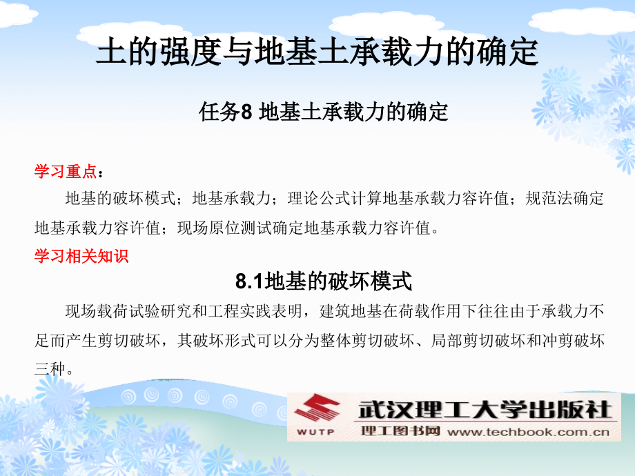 土的强度与地基土承载力的确定.ppt_第1页