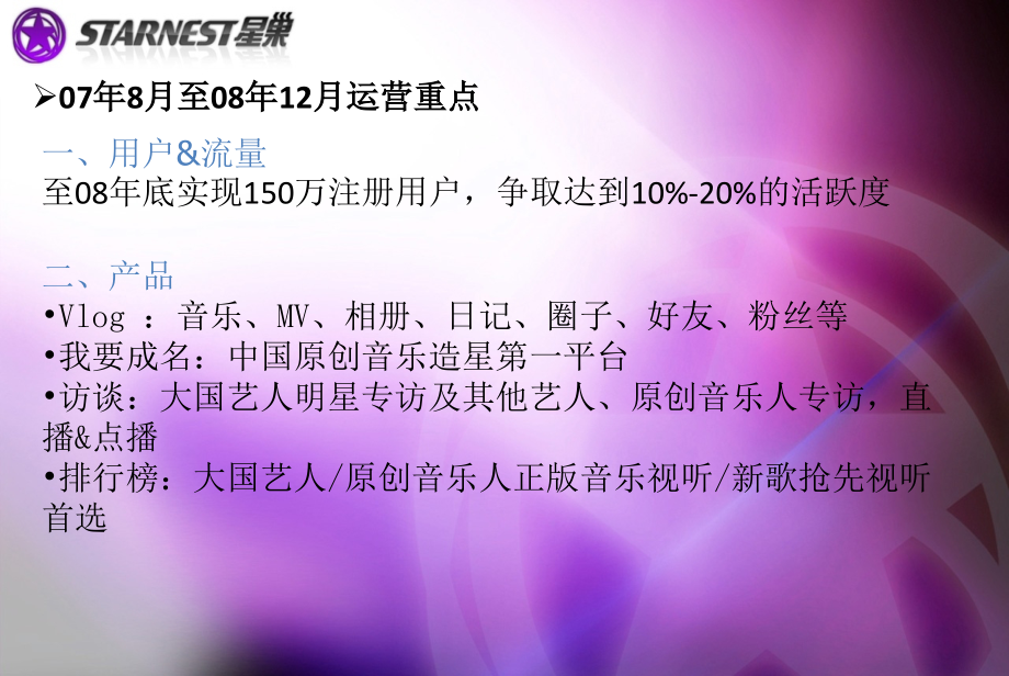 starnest星巢网网络运营方案.ppt_第2页
