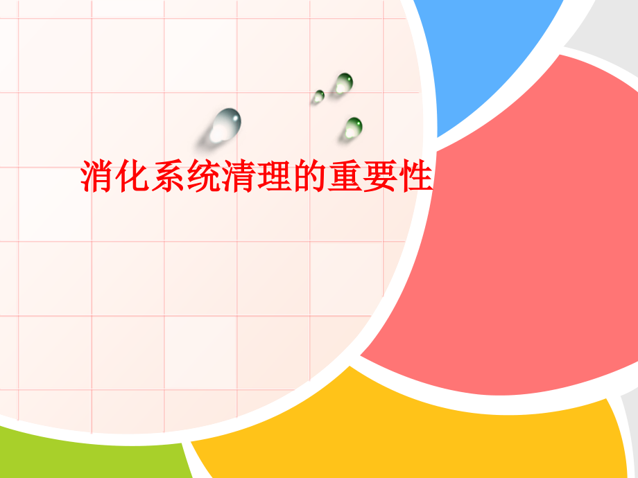 消化系统清理的重要性.ppt_第1页