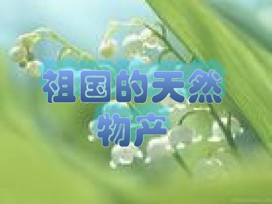 祖国的物产.pptx_第1页