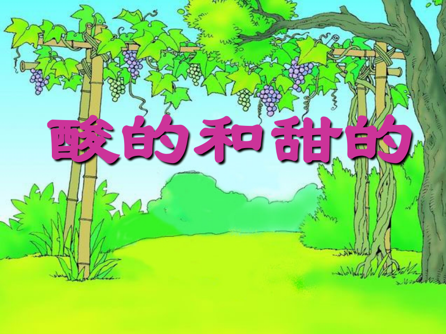 酸的和甜的-(1).ppt_第1页