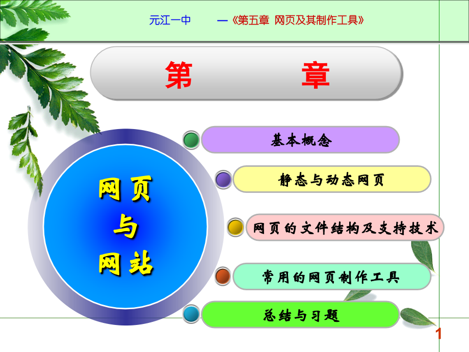 浙教版-第5章--网页及制作工具.ppt.ppt_第1页