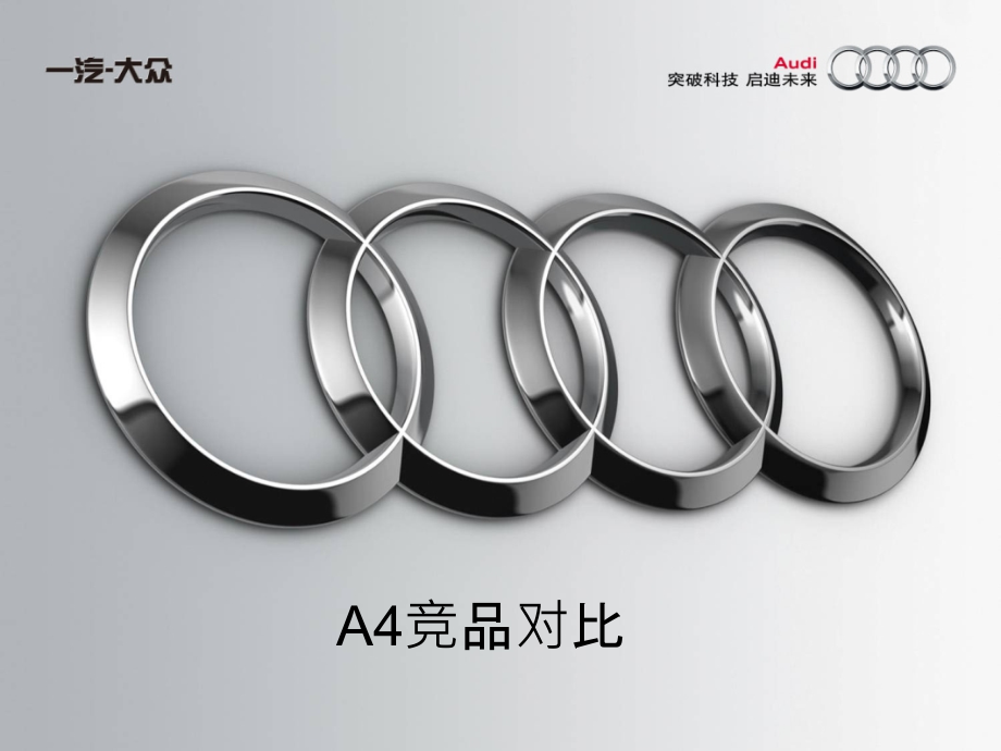 奥迪A4宝马三系沃尔沃S60L核心对比.pptx_第1页