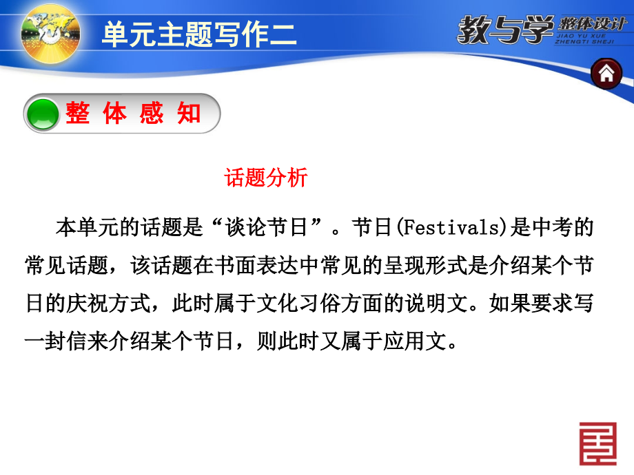 人教英语九上教案单元主题写作二.ppt_第2页