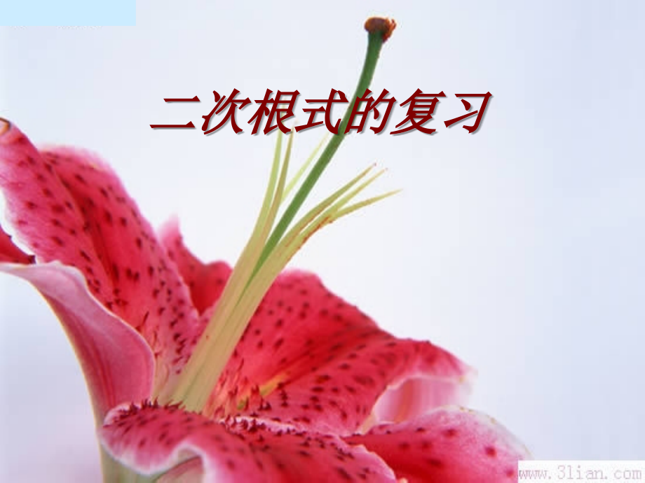 数学八年级下《二次根式》复习课件.ppt_第1页