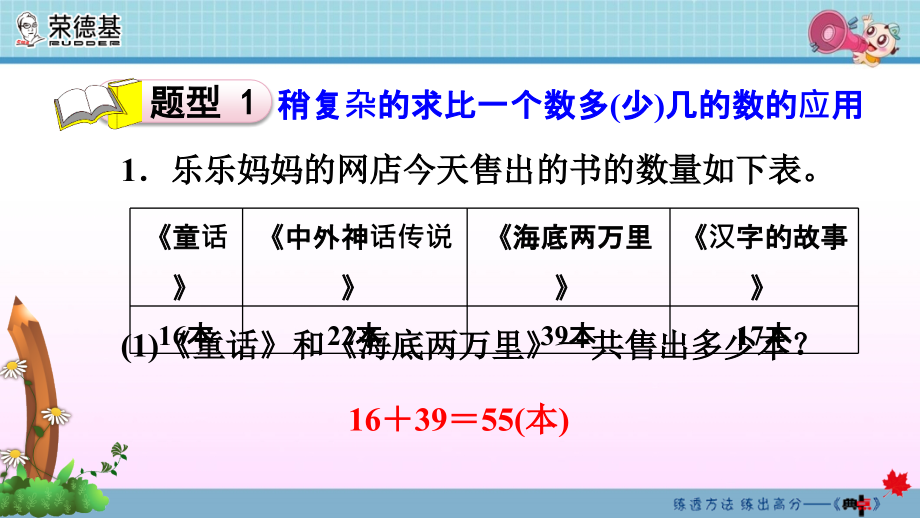 阶段专练　求比一个数多(少)几的数的综合应用.ppt_第2页