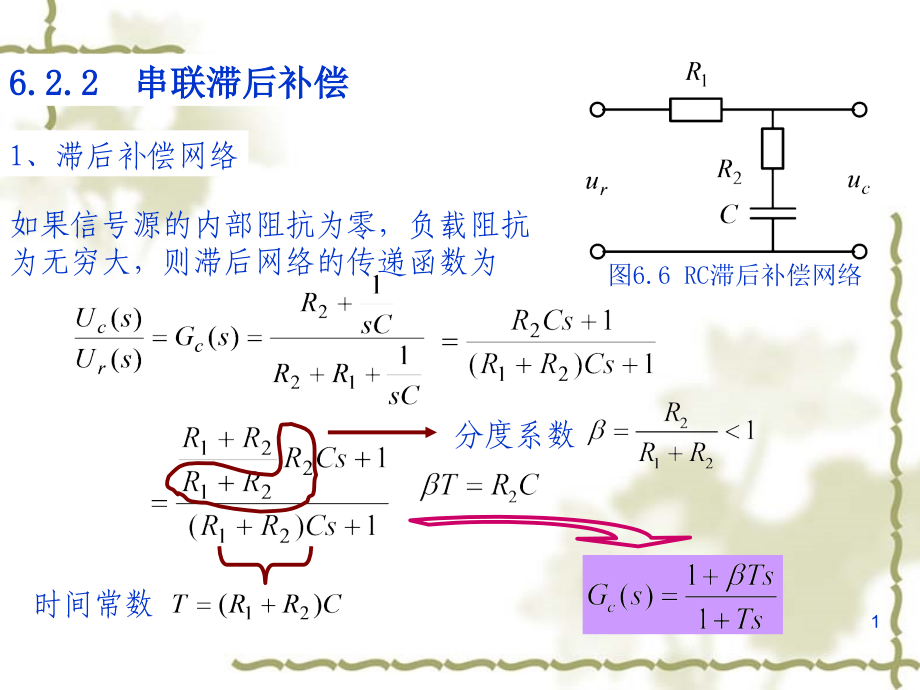 自动控制原理第六章 控制系统补偿与综合2.ppt_第1页