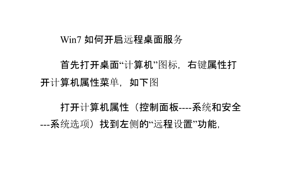 Win7系统怎么开启远程桌面？Win7远程桌面怎么用.pptx_第2页