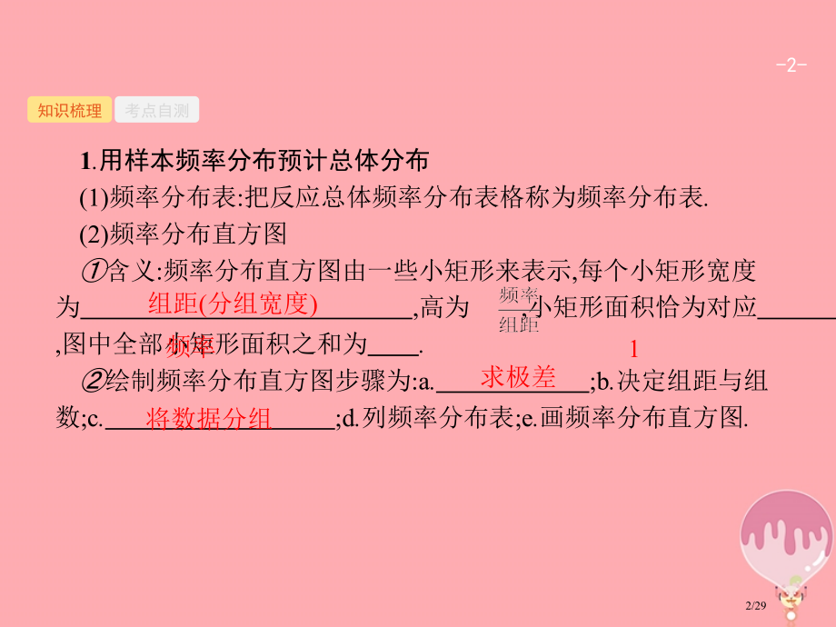 高考数学总复习第十章算法初步统计与统计10.3用样本估计总体市赛课公开课一等奖省名师优质课获奖PPT.pptx_第2页