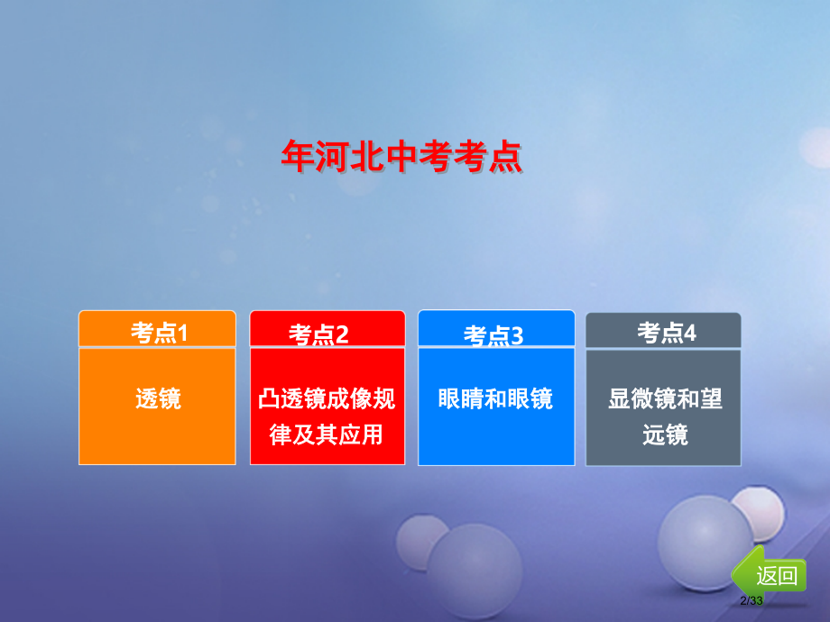 中考物理总复习第3讲透镜及其应用市赛课公开课一等奖省名师优质课获奖PPT课件.pptx_第2页