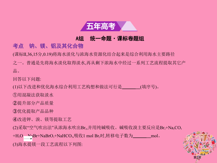 新编高考化学复习专题十二钠镁铝及其化合物市赛课公开课一等奖省名师优质课获奖课件.pptx_第2页