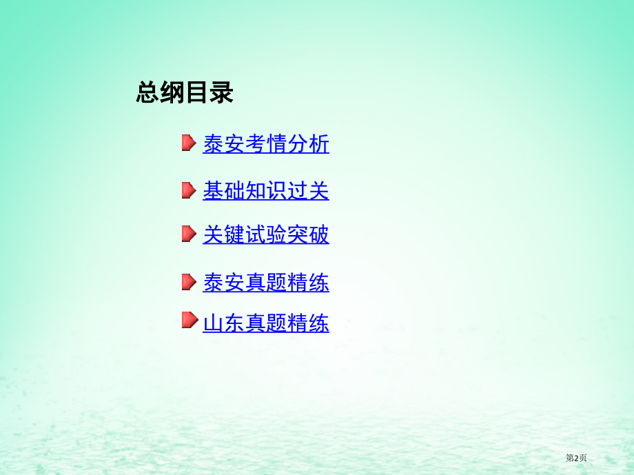 中考化学复习第一部分基础过关第九单元海水中的化学市赛课公开课一等奖省名师优质课获奖课件.pptx_第2页