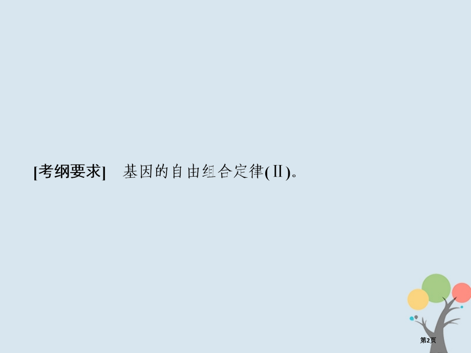 高考生物复习第五单元遗传的基本规律第2讲基因的自由组合定律全国公开课一等奖百校联赛示范课赛课特等奖P.pptx_第2页