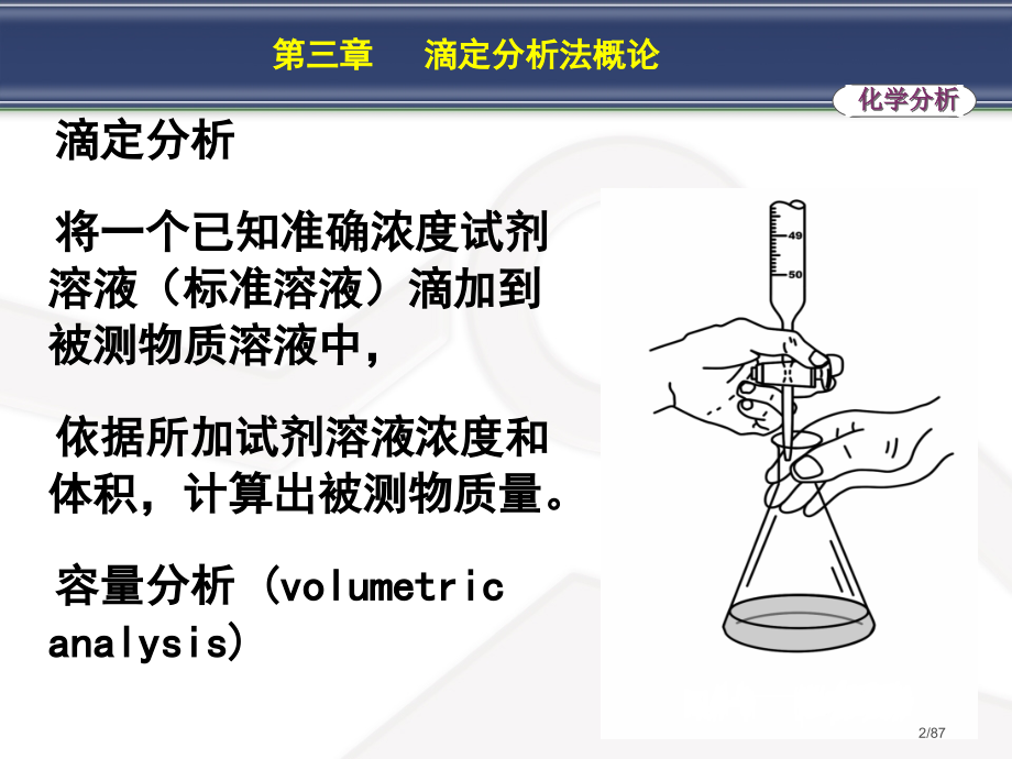 分析化学滴定分析法概论.pptx_第2页