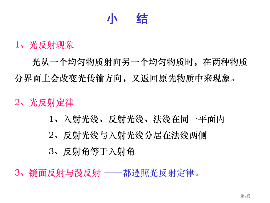 光的反射解题练习市公开课特等奖市赛课微课一等奖课件.pptx_第2页
