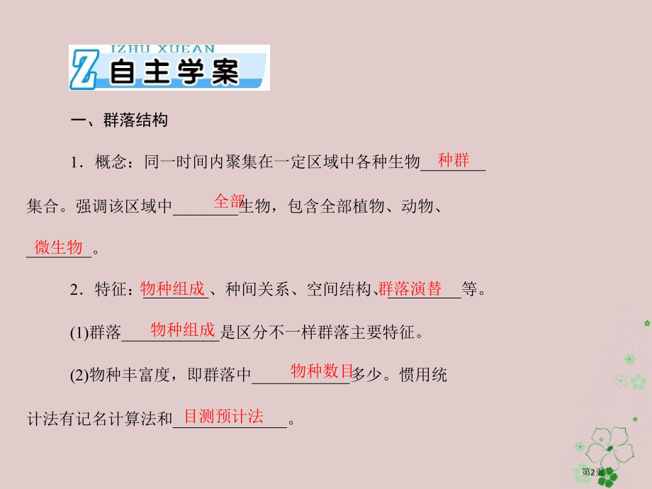 高考生物总复习第4章种群和群落第34节群落的结构和演替必修全国公开课一等奖百校联赛示范课赛课特等奖P.pptx_第2页