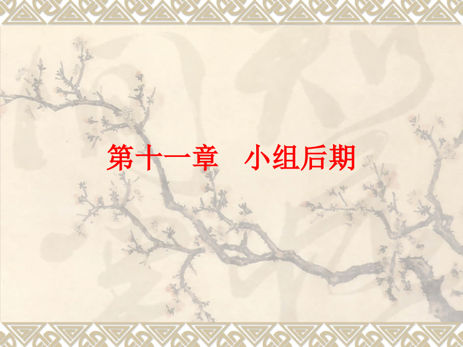 第十一章小组后期.ppt_第1页