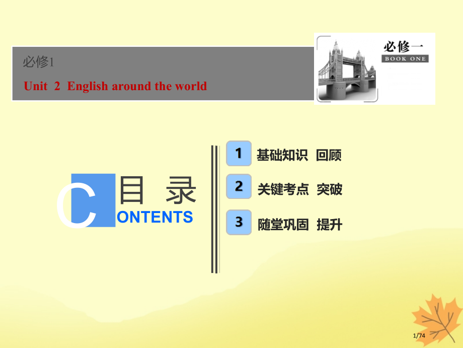 高考英语优化探究话题部分话题9--Unit-2-English-around-the-world-材.pptx_第1页