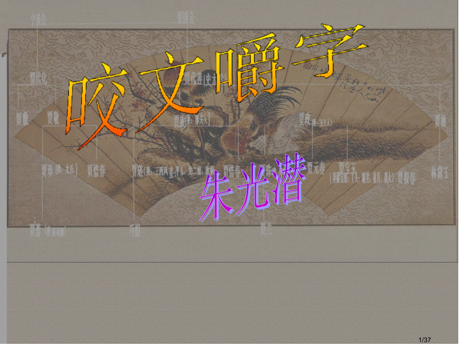 《咬文嚼字》公开课2.pptx_第1页