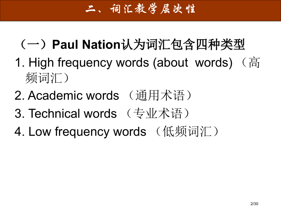 备战3013新课标高考甘肃高考研讨会英语资料2重视词汇教学-提升应试能力省公开课金奖全国赛课一等奖微.pptx_第2页