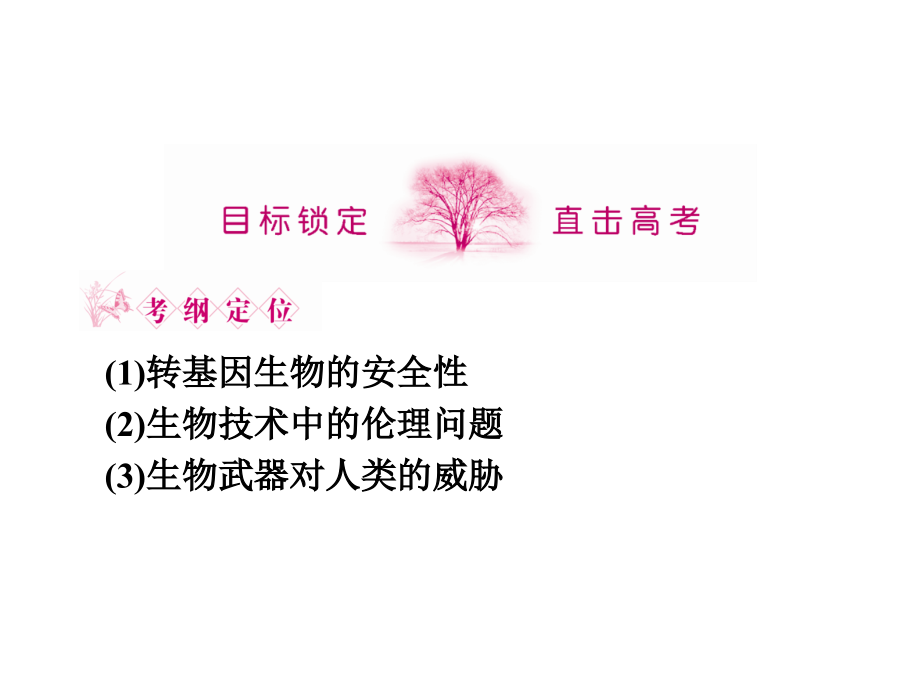 专题-4-生物技术的安全性和伦理问题.ppt_第1页