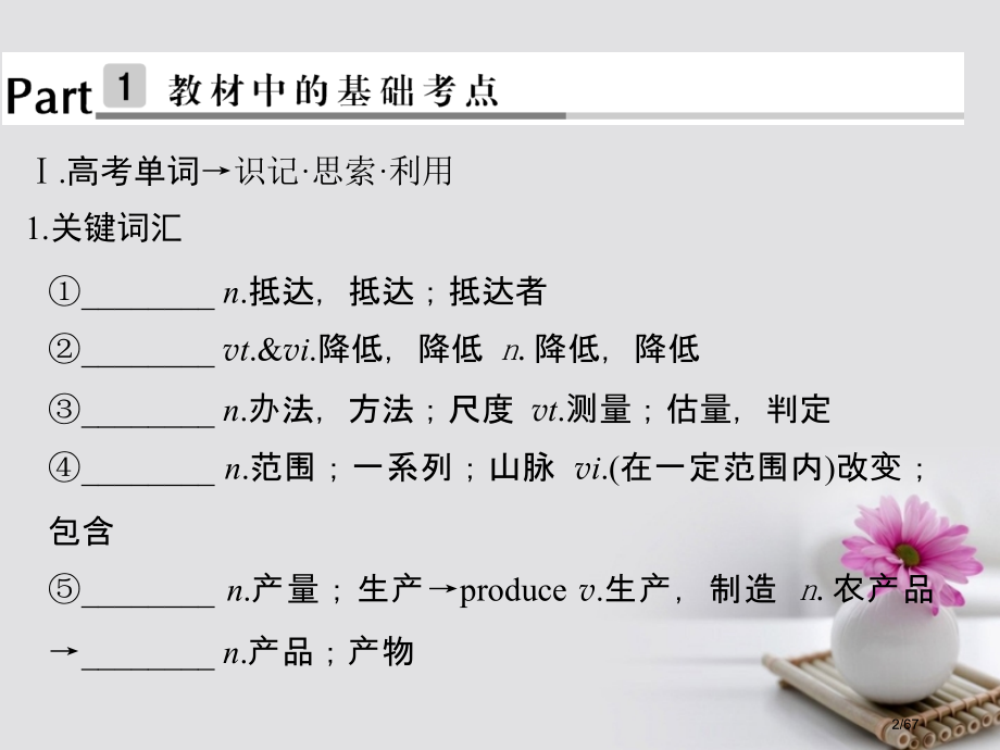 高考英语复习模块五Unit2Theenvironment牛津译林版市赛课公开课一等奖省名师优质课获奖.pptx_第2页