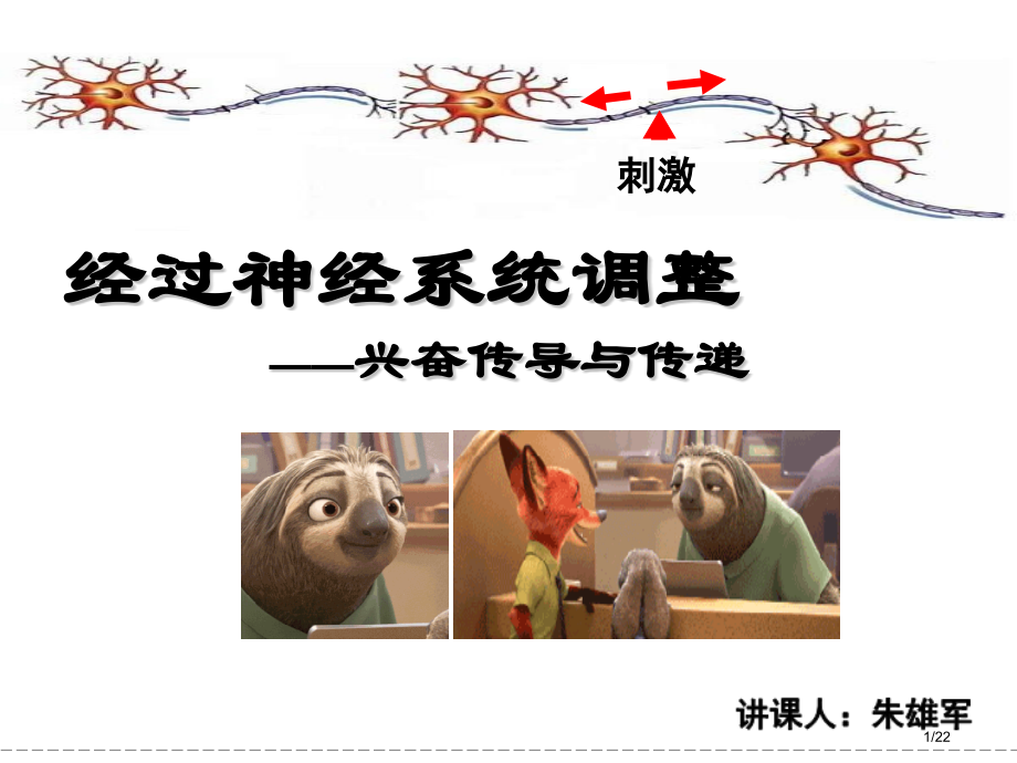 兴奋的传导与传递一轮复习公开课.pptx_第1页