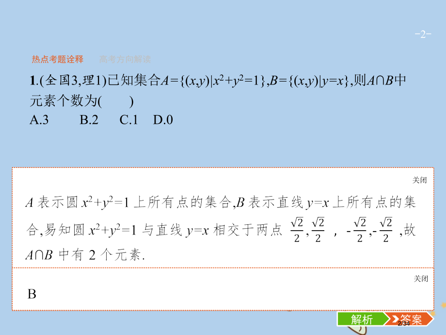 高考数学复习思想方法剖析指导第4讲转化与化归思想市赛课公开课一等奖省名师优质课获奖课件.pptx_第2页