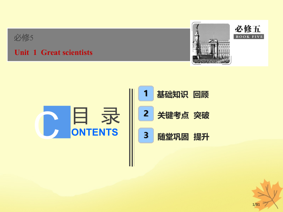 高考英语优化探究话题部分话题13--Unit-1-Great-scientists-材料市赛课公开课.pptx_第1页