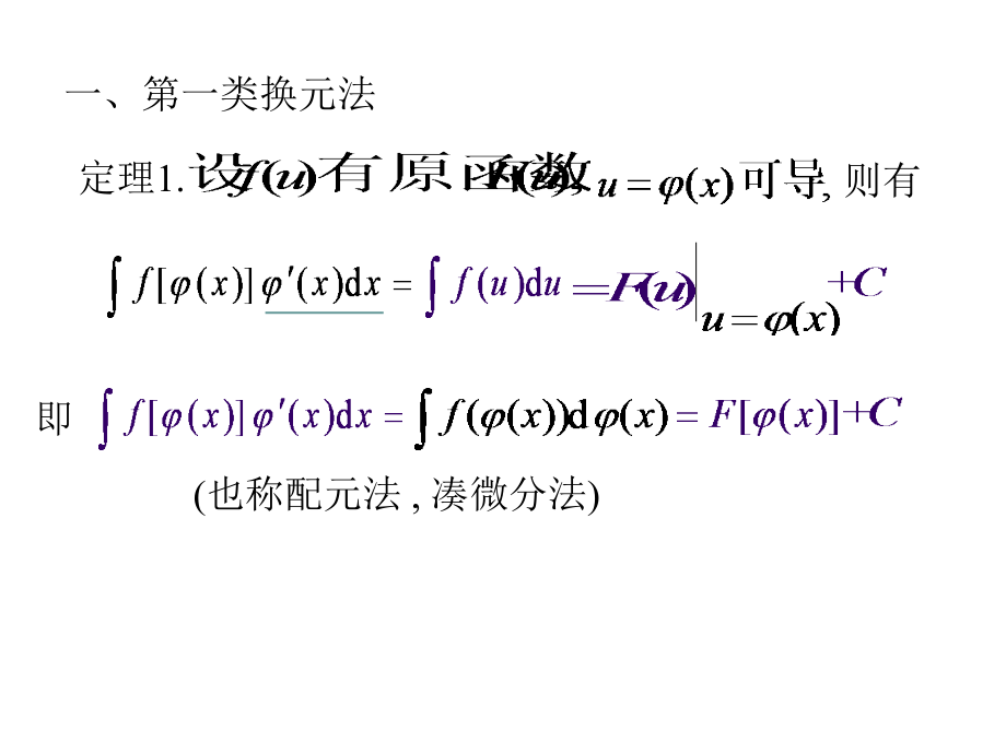 不定积分换元法市公开课一等奖市赛课金奖课件.pptx_第2页