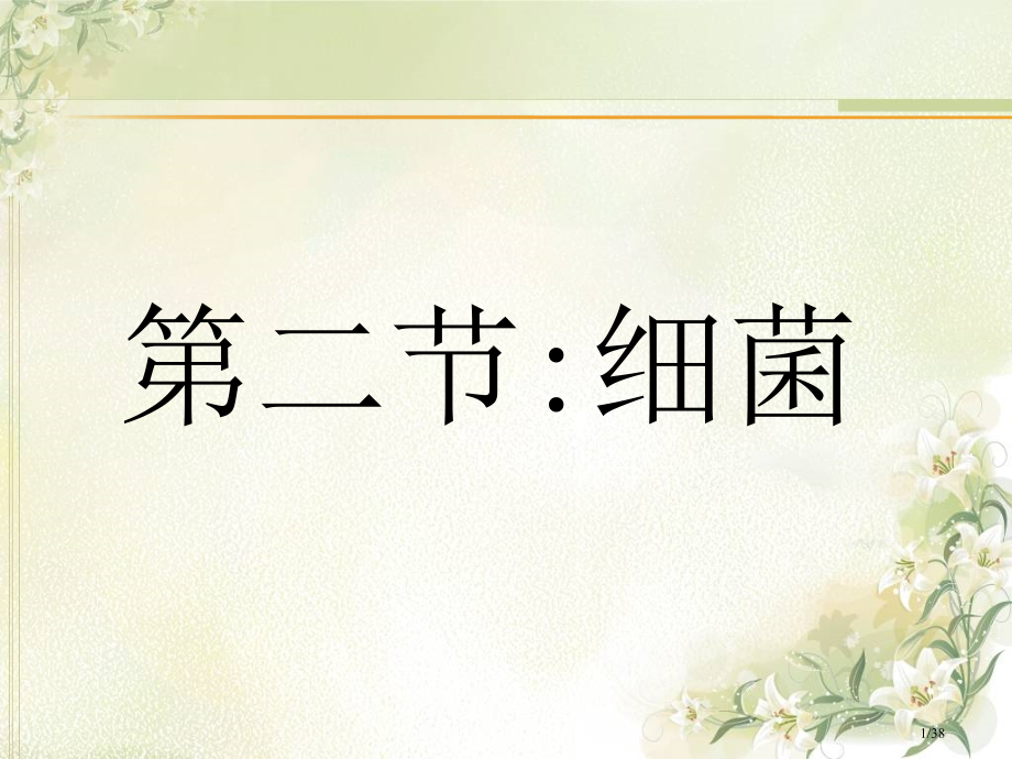 黄冈师范学院《细菌》.pptx_第1页