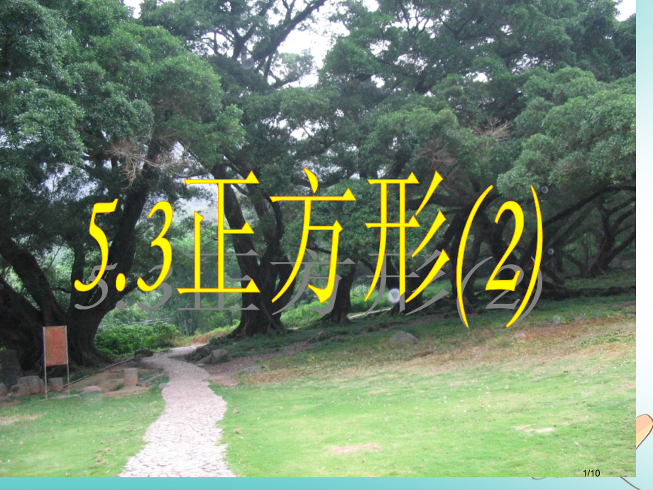 八年级数学下册特殊平行四边形5.3正方形第二课时全国公开课一等奖百校联赛微课赛课特等奖课件.pptx_第1页
