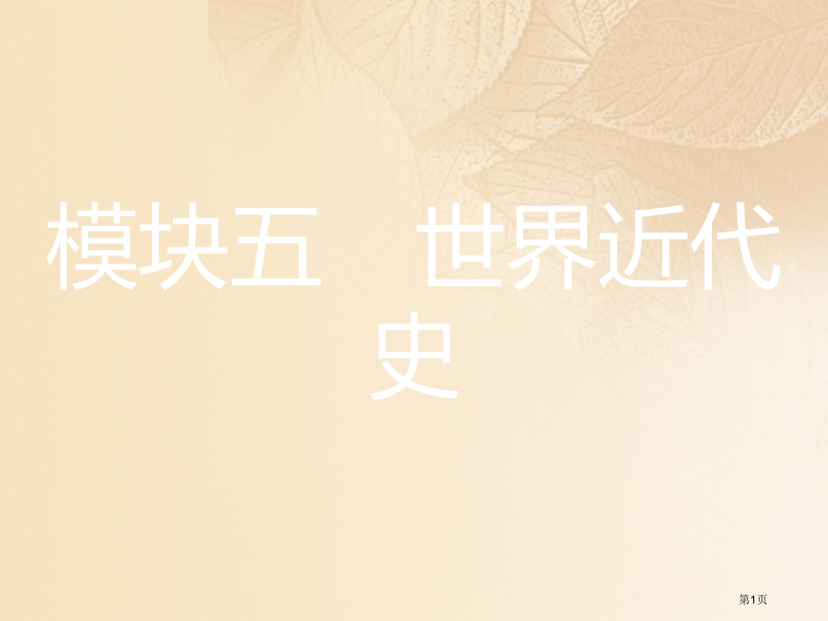 中考历史五世界近代史主题一欧美主要国家的社会巨变复习课件市赛课公开课一等奖省名师优质课获奖课件.pptx_第1页