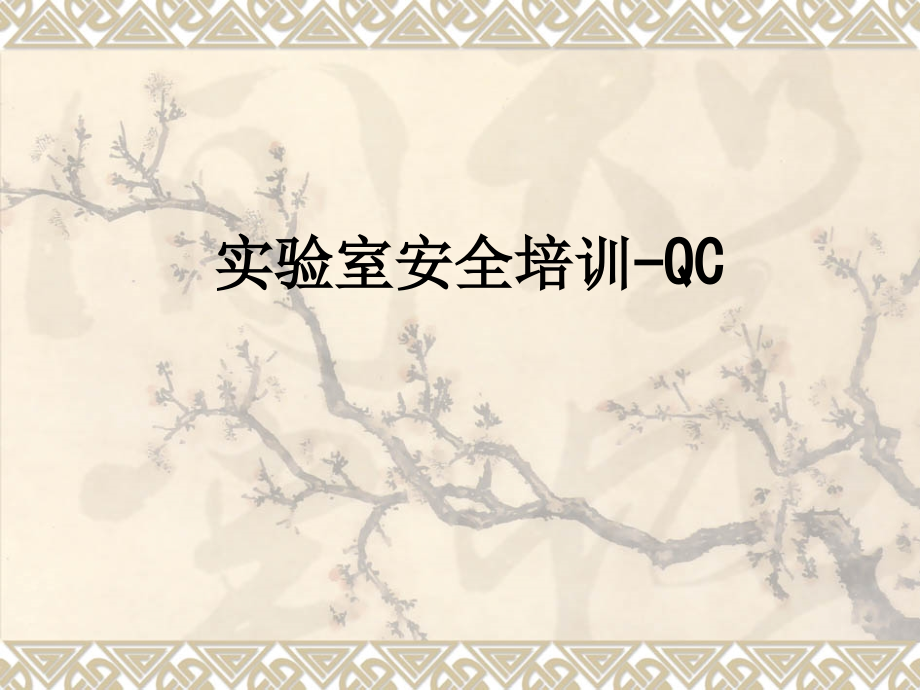 实验室安全培训-QC.ppt_第1页