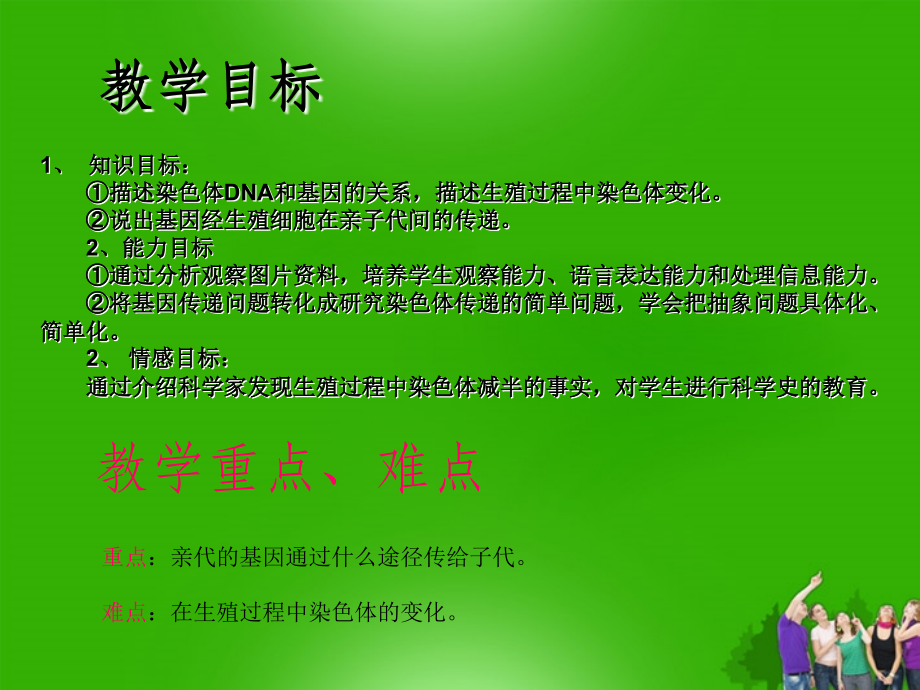 基因在亲子代间的传递4课件-人教新课标版.ppt_第1页
