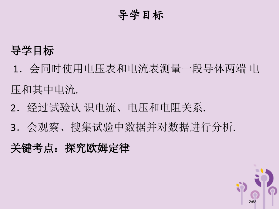 九年级物理上册14.2探究欧姆定律第一课时习题省公开课一等奖新名师优质课获奖课件.pptx_第2页
