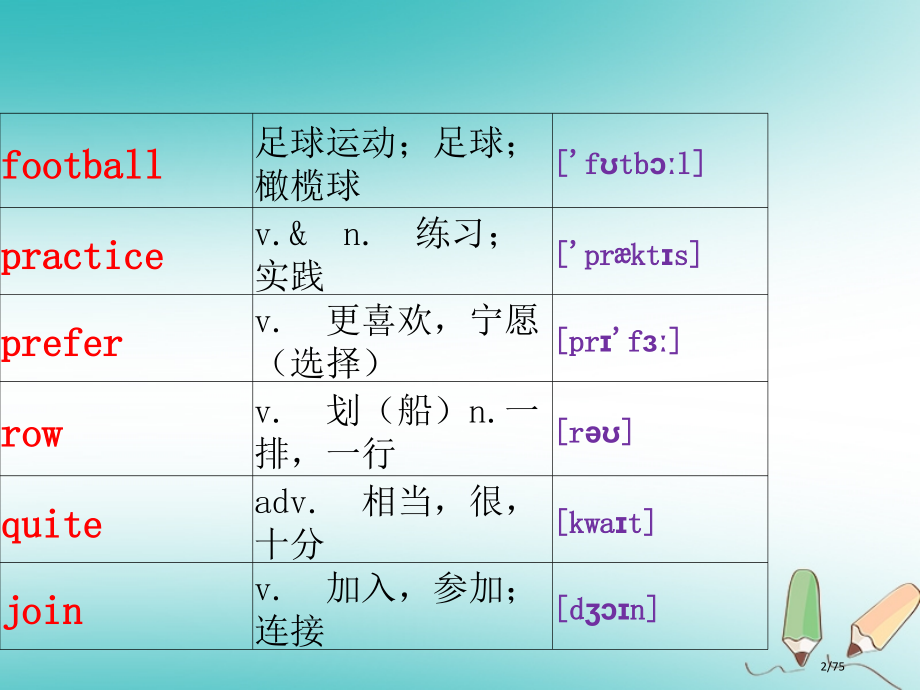 八年级英语上册-单词跟读省公开课一等奖新名师优质课获奖课件.pptx_第2页