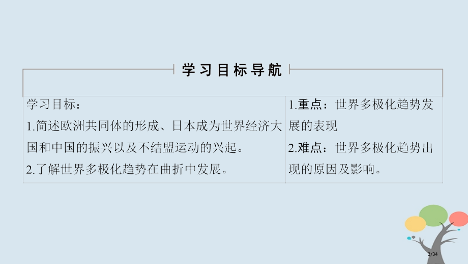 高中历史第8单元世界政治格局的多极化趋势第24课世界多极化的发展趋势省公开课一等奖新名师优质课获奖P.pptx_第2页