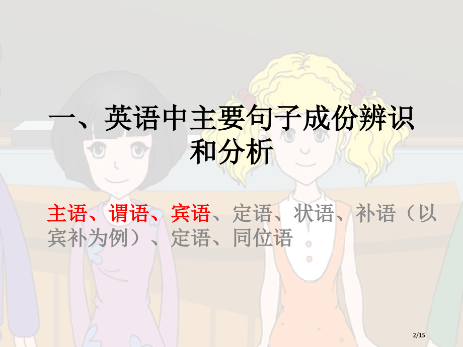 英语句子成分主谓宾定状补物主代词省公开课一等奖全国示范课微课金奖PPT课件.pptx_第2页